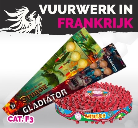 Cat. F3 VUURWERK FRANKRIJK